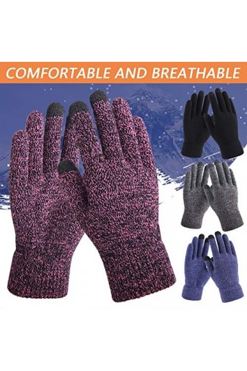 JLGY Gants de cyclisme pour homme - Gants dhiver en tricot - Gants dhiver pour femme - Gants de cyclisme unisexes - Gants t