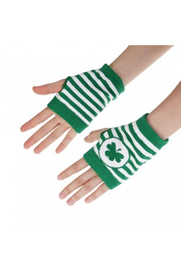 Gants en cachemire Mitaines sans doigts Chauffe-mains Gants chauds dhiver Chauffe-bras sans doigts Gants demi-doigts élastiq