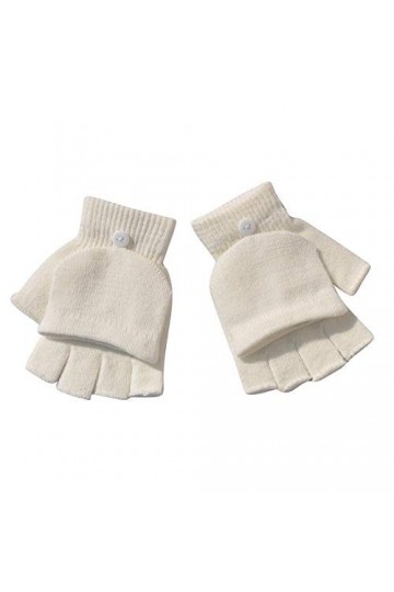 Générique Gants Tactiles Femme Homme Hiver Chaud Gants Convertibles pour Enfants avec Dessus Chaud sans Doigts Plume Gants Lo