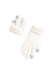 YANFJHV Gants dhiver en maille jacquard pour femme, tricotés en velours épais, gants dautomne et dhiver avec motif chaud 