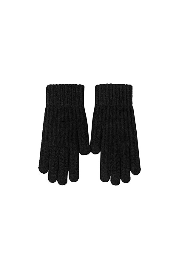 HANXIULIN Gants thermiques chauds pour femme - En polaire épaisse - Gants en coton - Doublure douce - Gants dhiver chauds - 