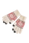 Gants moufles dhiver pour femme par temps froid, gants thermiques chauds pour la course à pied pour femme isolés par temps f