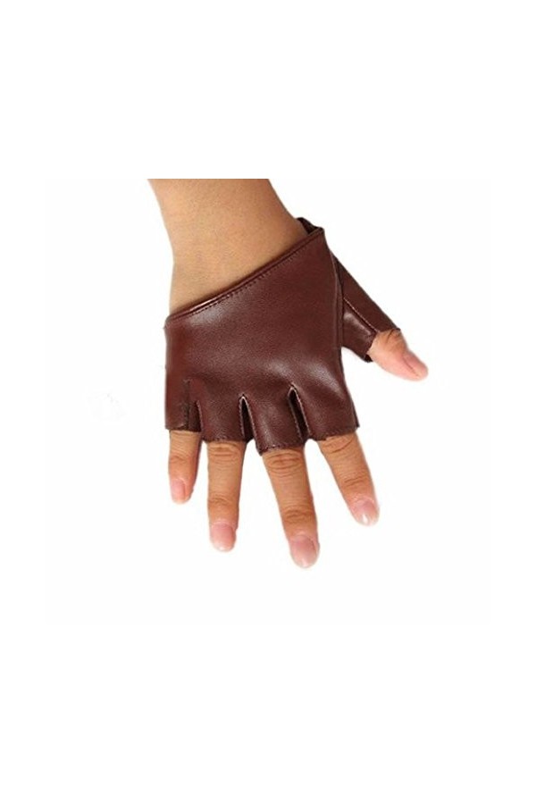 Bodhi2000® Mitaines de moto en similicuir pour femme - Rose - Taille unique