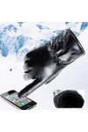 Gants dhiver chauds en cuir pour femme