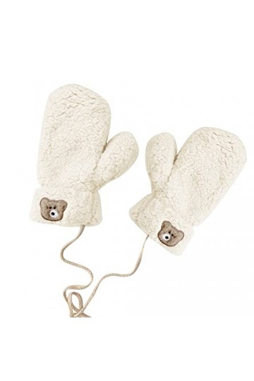 Gants pour temps froid - Gants dhiver double couche - En peluche thermique épaisse - Pour femme - Pour lhiver par temps fro