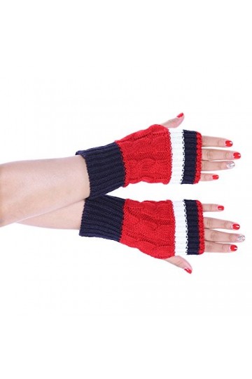 Mitaines dhiver douces pour temps froid pour femme - Gants chauds en tricot tendance avec poche