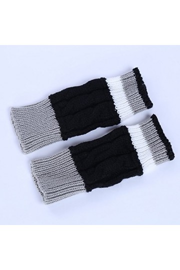 Mitaines dhiver douces pour temps froid pour femme - Gants chauds en tricot tendance avec poche