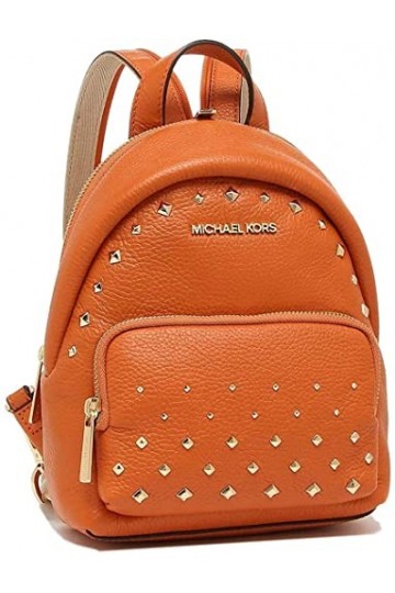Michael Kors Erin Medium Convertible Backpack Crossbody Sac à dos convertible Moyen Tangerine Studs Orange