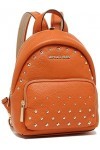 Michael Kors Erin Medium Convertible Backpack Crossbody Sac à dos convertible Moyen Tangerine Studs Orange