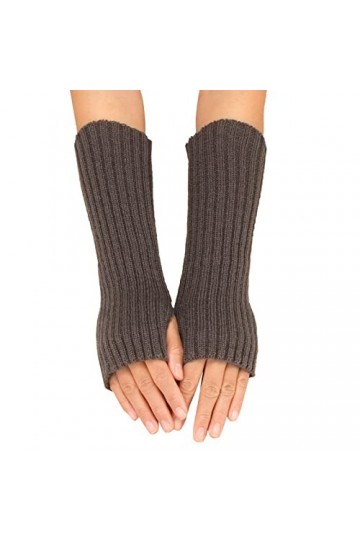 Femmes Automne et Hiver Vernis Normal Multicolore Laine Longue Rayée Mitaines Mitaines Gants Rouge Femmes Hiver, GY2., taille