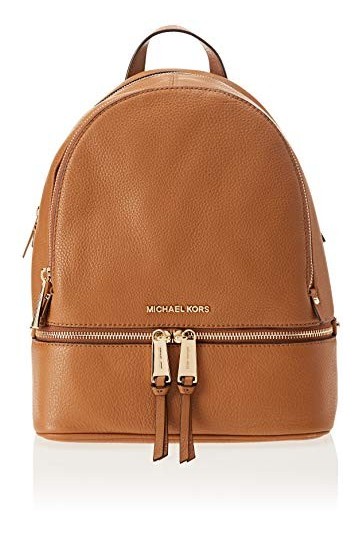 Michael Kors Rhea Zip, Sacs portés dos femme, Marron