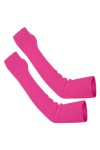UnoSheng Femmes Hiver Poignet Bras Chauffe-bras Solide Tricoté Long Mitaines Mitaines Moufles Femme Gants Noir, Rose, taille 