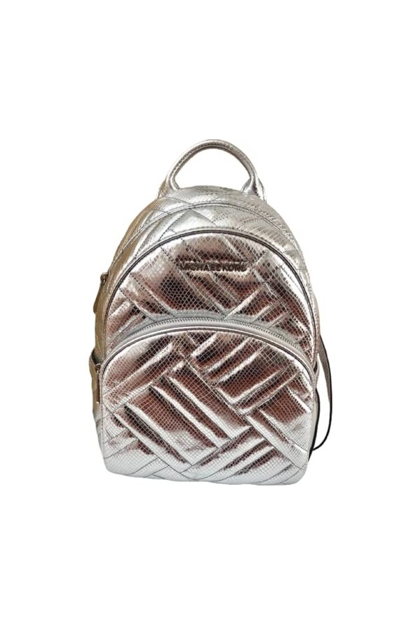 Michael Kors sac à dos Silker Abbey silk argent 25x30x13cm neuf