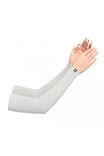 LOIJMK Manchettes dextérieur - Protection solaire - Manches dété - Respirantes - Pour femme - Gants / moufles - Porte-jarre