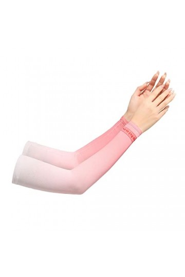UnoSheng Manches soleil dété Manchettes respirantes Manchettes de protection Extérieur Hommes Couverture Femmes Gants/Moufle