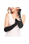 Gants sans doigts pour poignet, accessoires de cosplay, bras, hiver, chauds, moufles en tricot doux et chaud