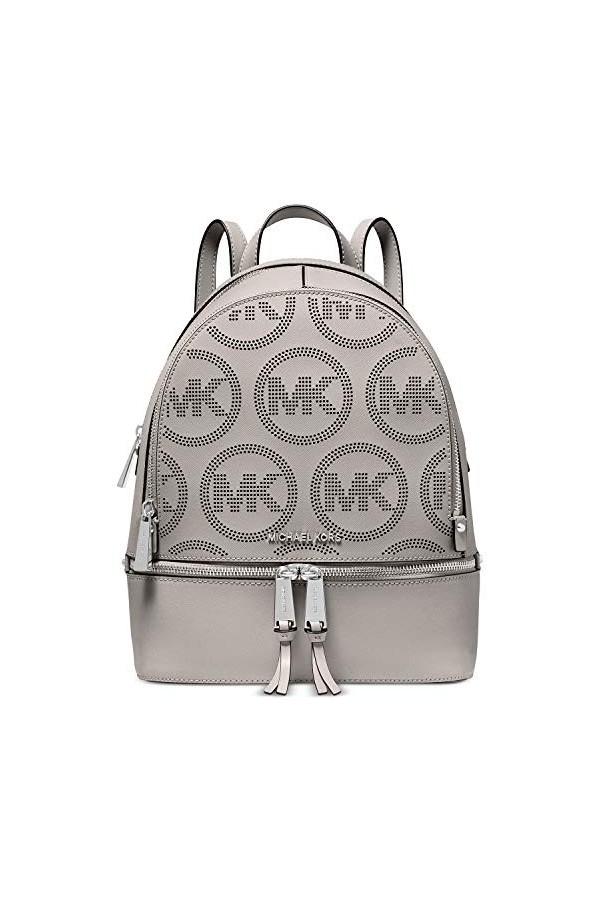 Michael Kors Rhea Zip, Sacs portés dos femme, Rouge Maroon , 14x30x26 cm W x H L 