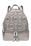 Michael Kors Rhea Zip, Sacs portés dos femme, Rouge Maroon , 14x30x26 cm W x H L 
