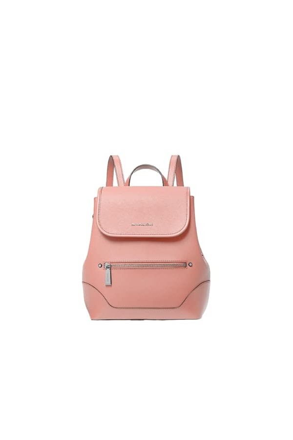 Michael Kors Harrison Sac à dos en cuir Saffiano Taille M, Gland de vanille., Medium, Sac à dos