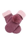 Gants thermiques pour femme - Gants chauds doublés en polaire - Poignets élastiques - Gants dhiver chauds doublés pour femme