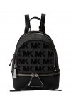 Michael Kors Rhea Sac à dos à fermeture Éclair Taille XS, noir, taille unique