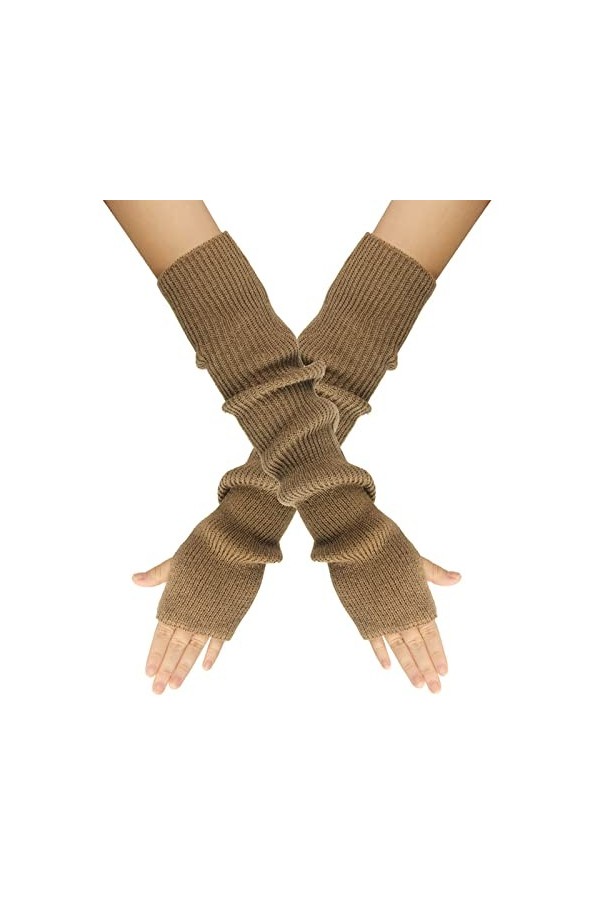 Gants tricotés chauds unisexes - Gants dhiver chauds - Gants en tricot doux - Gants dhiver chauds - Gants dhiver chauds po