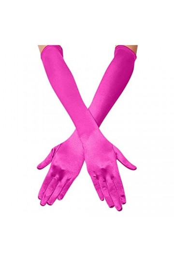 Gants de danse en satin pour femme - Gants longs pour lopéra des années 1920