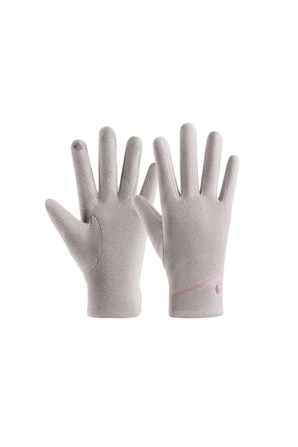 Gants dhiver chauds pour écran tactile - Avec polaire thermique - Doublure polaire super douce - Gants dhiver pour écran ta