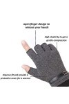 Ashley GAO Gants dhiver en velours épais pour garder au chaud les doigts pour homme et femme