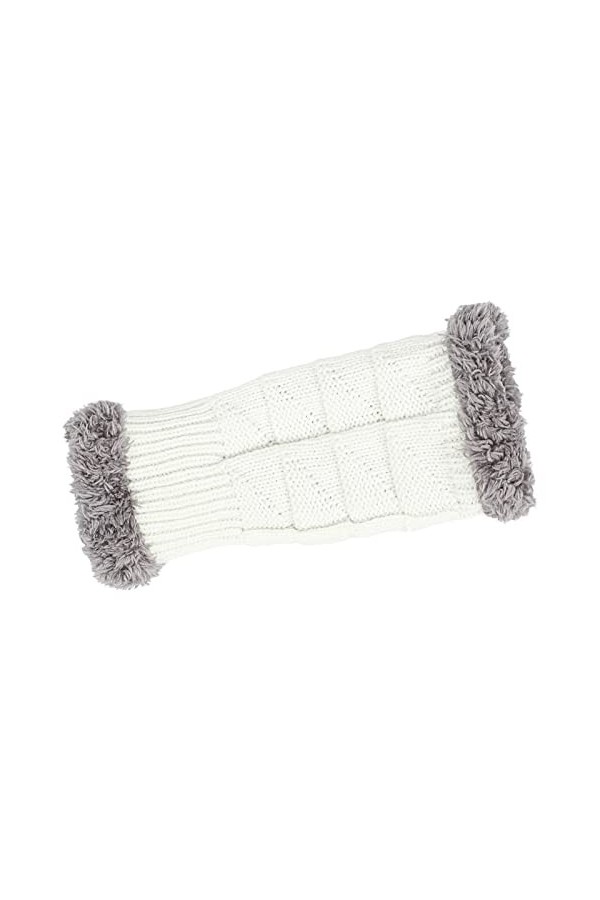 Mitaines dhiver pour femme Mitaines en tricot demi-doigts chauffe-mains tricotés doigts tricotés poignets mitaines dhiver e