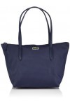 Lacoste Sac de Transport Moyen, bandoulière Femme, Bleu Marine/Bleu foncé Navy Blue/Dark Blue/Pegasus 141 , 24x25x14 cm B x