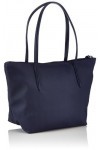 Lacoste Sac de Transport Moyen, bandoulière Femme, Bleu Marine/Bleu foncé Navy Blue/Dark Blue/Pegasus 141 , 24x25x14 cm B x