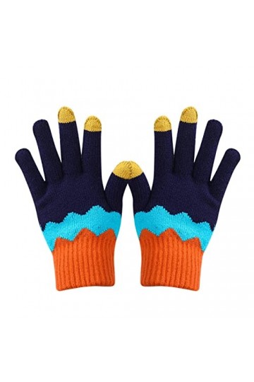 Gants chauds tricotés pour femmes et hommes - Pour lhiver - Pour rester au chaud - Pour golfs - Pour étudiants - Pour lexté