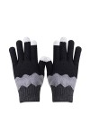 Gants chauds tricotés pour femmes et hommes - Pour lhiver - Pour rester au chaud - Pour golfs - Pour étudiants - Pour lexté