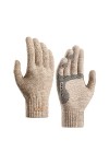 Gants dhiver pour femme avec doublure polaire thermique super douce - Gants dhiver coupe-vent doublés en polaire - Chauds e