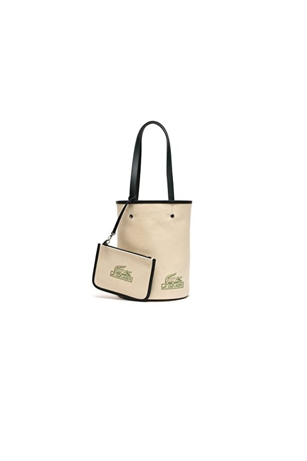 Lacoste-WOMEN SHOPPING BAG-NF4186TD, NATURAL SINOPLE ESTRAGON, Taille unique