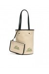 Lacoste-WOMEN SHOPPING BAG-NF4186TD, NATURAL SINOPLE ESTRAGON, Taille unique