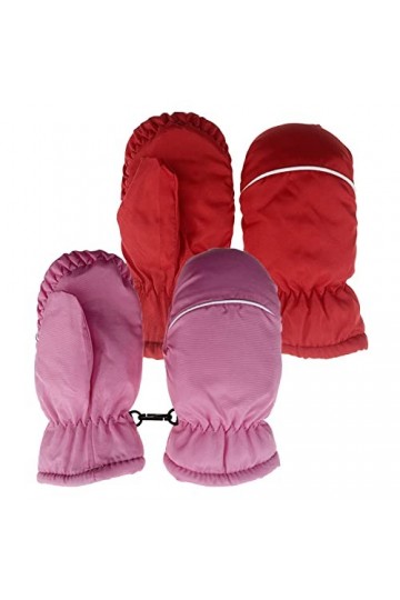 LZPCarra Doigts Garçons Moufles imperméables Extérieur Gants complets 2 paires dhiver Gants chauds pour bébé Gants de ski Ga