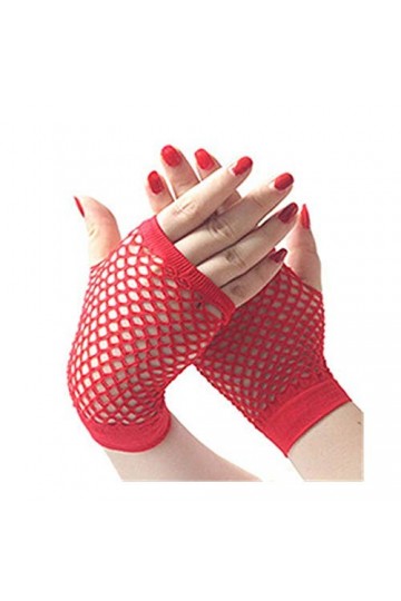 Aeromdale Paire de gants courts en résille pour filles