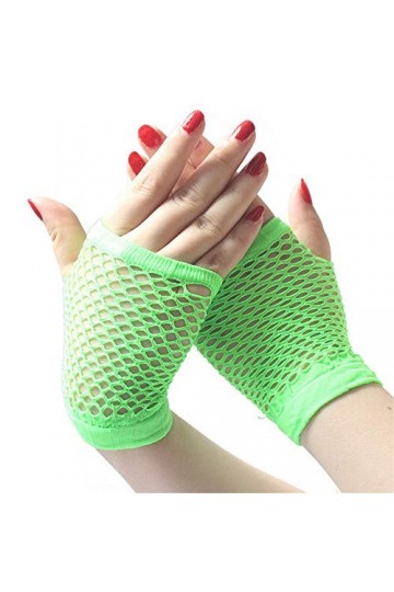 Aeromdale Paire de gants courts en résille pour filles