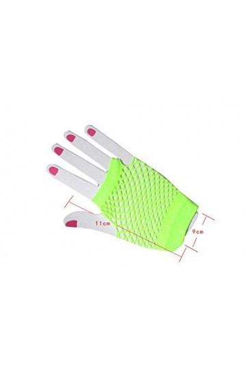 Aeromdale Paire de gants courts en résille pour filles