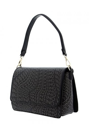 Valentino 6 Go-Samosa, Sac à Dos pour Homme Femme, Noir/Gris, Taille Unique