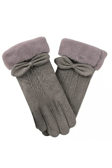Gants thermiques pour femmes Gants thermiques épais coupe-vent Moufles faites à la main Gants dhiver pour femmes Gants éléga