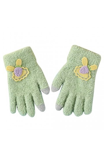 YANFJHV Gants dhiver extensibles chauds pour garçon ou fille - Gants tricotés - Costume de dragon - Pour femme, gris, taille