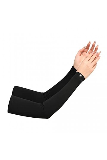 YANFJHV Manchettes dextérieur - Protection solaire - Manches dété - Respirantes - Pour femme - Gants / moufles en latex - R