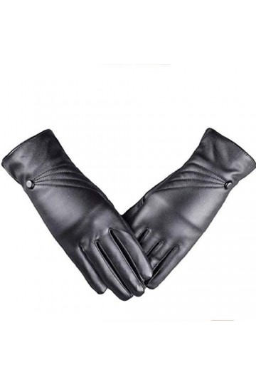 Gants Femme Écran Tactile Gants Thermiques Gants Hiver Protection Froid Moufles Gants Vélo Imperméable Coupe-Vent Luxe Femme 