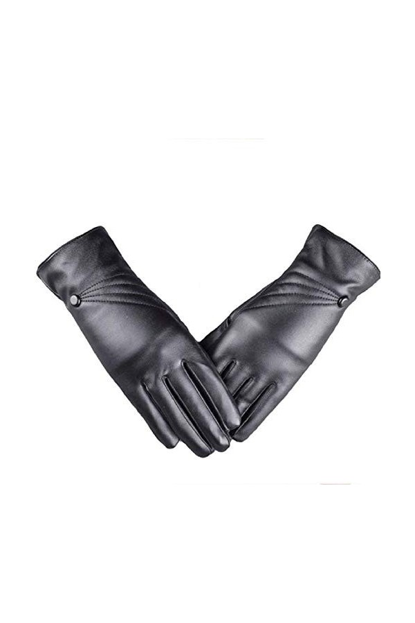 Gants Femme Écran Tactile Gants Thermiques Gants Hiver Protection Froid Moufles Gants Vélo Imperméable Coupe-Vent Luxe Femme 