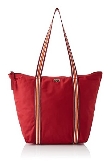 Lacoste NF3619YA, Sac Cabas Femme, Bordeaux, Taille Unique