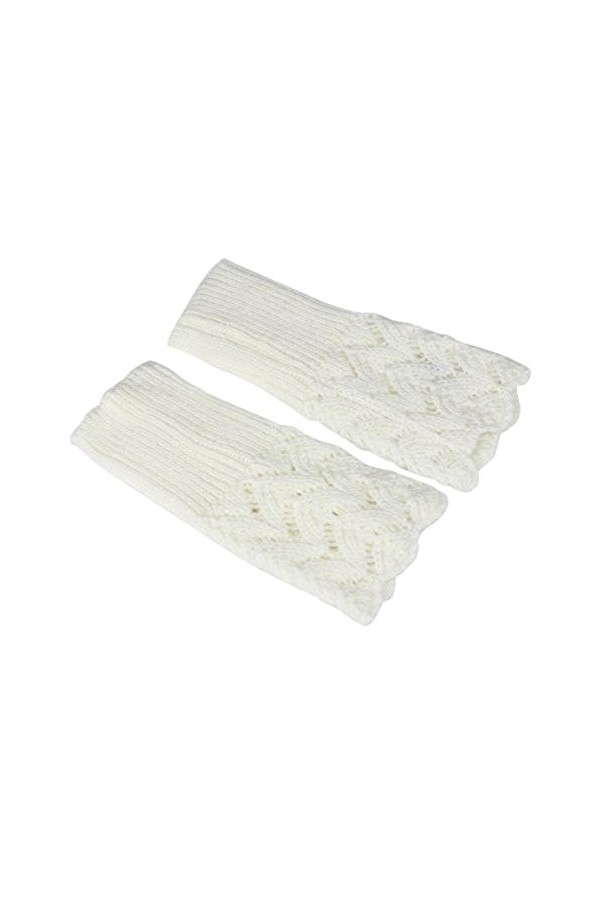 Mitaines dhiver chaudes pour femme - Paragraphe en tricot - Mitaines pour femme