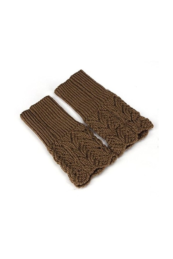 Mitaines dhiver chaudes pour femme - Paragraphe en tricot - Mitaines pour femme